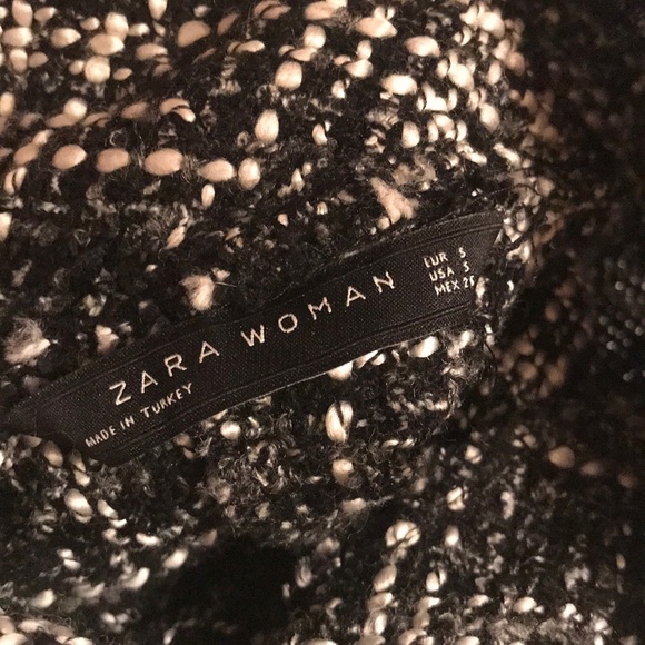 Zara Tweed Cape Poncho Pullover - Picture 5 of 5